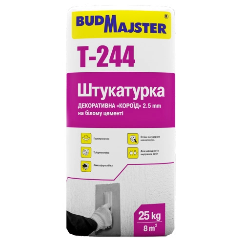 Штукатурка Короїд Budmajster Т-244 2,0 мм, 25 кг